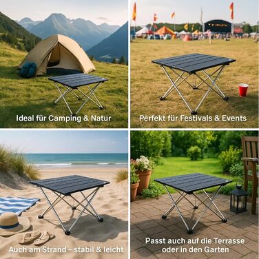 Маленький розкладний кемпінговий столик BigDean, надлегкий, маленький розкладний столик - маленький кемпінговий столик, маленький розкладний кемпінговий столик