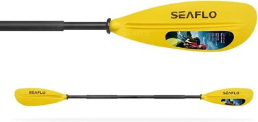 Каяк Seaflo 1004 з веслом, синій, дуже легкий та стійкий.