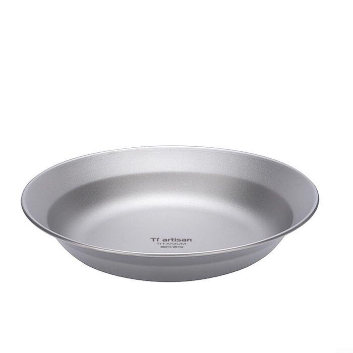 Миска для кемпінгу, надлегка, товщина стінки 0,5 мм, 500850 мл, штабелюється, можна мити в посудомийній машині для походів та приготування їжі на свіжому повітрі (850 мл)