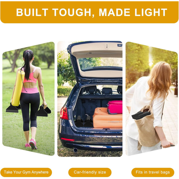 Турніри Kipika для віджимань, стійки для віджимань, ергономічні дерев&39яні ручки, нековзка гумова основа, паралельні бруси для силових тренувань та калістеніки, ідеально підходять для вправ на підлозі, чорні