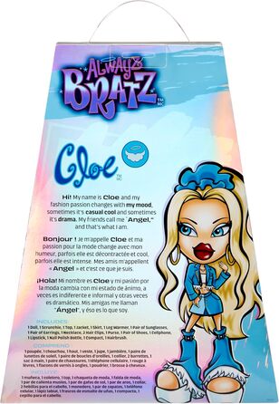 Модна лялька Bratz Alwayz Bratz - Cloe - з 10 аксесуарами та плакатом - дитяча іграшка - підходить для дітей віком від 6 років