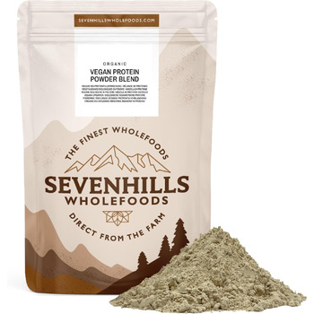 Органічний веганський протеїновий порошок Sevenhills Wholefoods Natural, 900 г