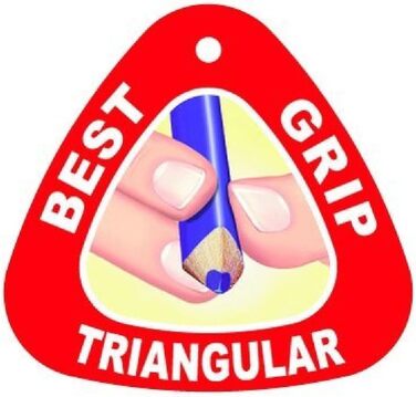 Олівці Faber-Castell 117697-6 GRIP 2001, твердість HB, колір корпусу срібний HB 6