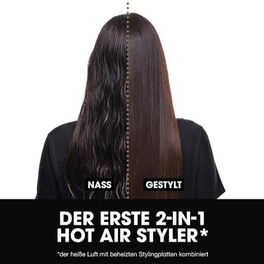 Мультистайлер ghd duet style 2-в-1 фен та випрямляч, ефект антифриз, чорний/Schiere Freude
