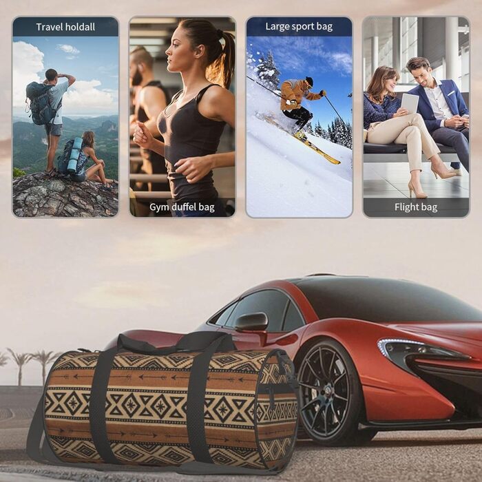 Спортивна сумка, дорожня сумка, з принтом ведмедя, сумка для подорожей на вихідні, чорна, універсальний розмір