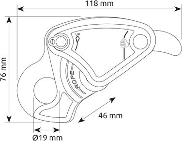 Унісекс Дорослий Druid Pro з інвалідністю, червоно-чорний, один розмір