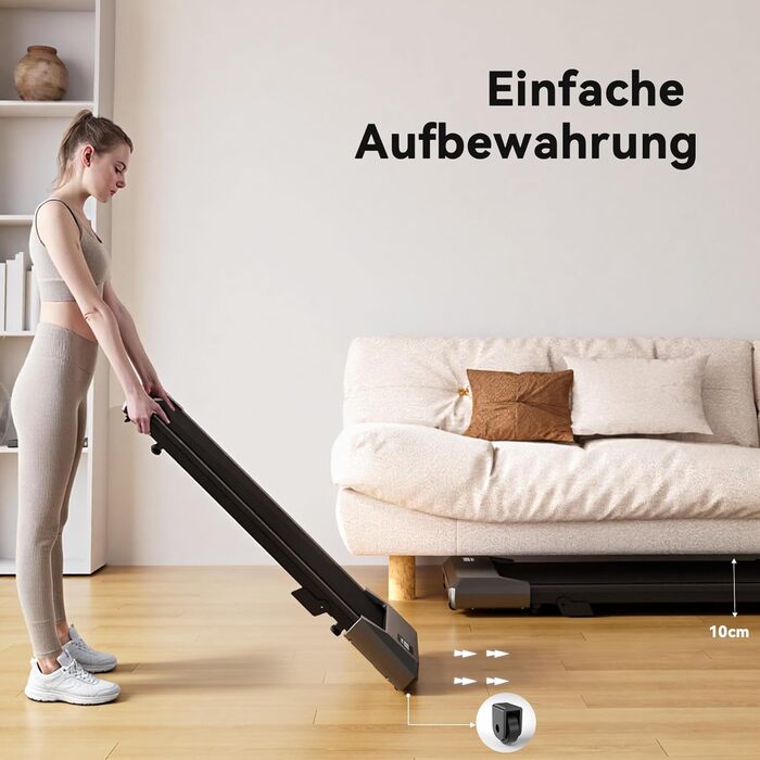 Килимок для ходьби Superun з нахилом 6 Бігова доріжка для дому, макс. 6 км/год та 12 км/год, із застосунком та пультом дистанційного керування Настільна бігова доріжка, макс. 136 кг, з багатофункціональними забігами та тренувальними смугами, 90 см, з нахи