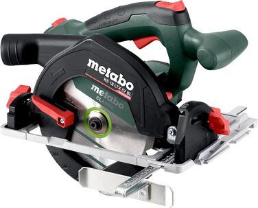 Акумуляторна портативна дискова пила Metabo KS 18 LTX 57 BL 18 V, з безщітковим двигуном, конічний розпил, добре видимий індикатор