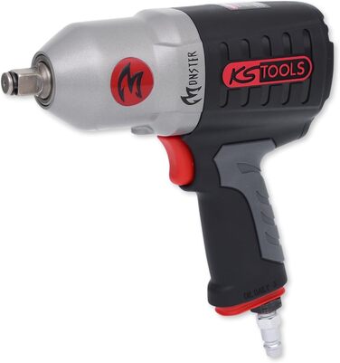 Пневматичний гайковерт KS Tools Monster 515.1210 I Пневматичний гайковерт з практичним важелем перемикання L/R I Високоефективний