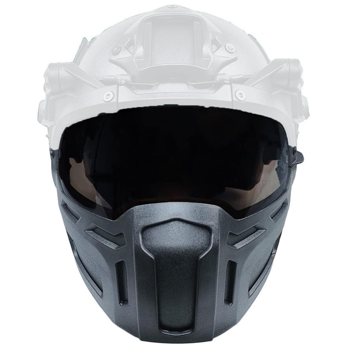 Тактична захисна маска для обличчя для швидких шоломів, військова захисна маска для страйкболу та пейнтболу, мисливські шоломи з регульованими окулярами, аксесуари для військових ігор та мисливських костюмів