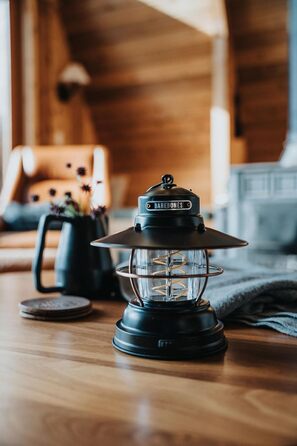 Ліхтар Barebones Outpost - вінтажний вуличний ліхтар зі спіральним шнуром у стилі Едісона, 3 варіанти живлення, водонепроникний ліхтар для кемпінгу, патіо та саду (батарейки не входять до комплекту), антична бронза