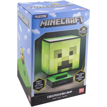 Лампа Paladone Icon з USB Minecraft Creeper