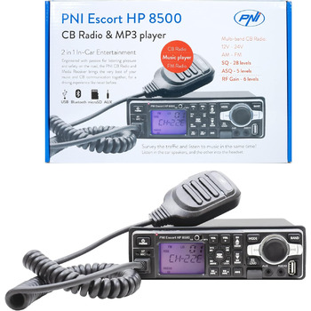 Радіопередавач і MP3-плеєр PNI Escort HP 8500 ASQ включаючи навушники з мікрофоном