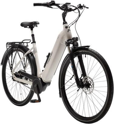 Електричний велосипед FISCHER E-Bike City CITA 4.3i для жінок та чоловіків, двигун із середнім приводом 65 Нм, акумулятор 36 В 50 см - 630 Втгод