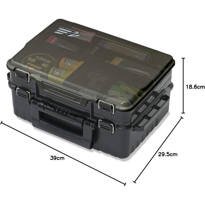 Скринька для риболовних снастей, рибальська скринька для аксесуарів та приманок, скринька для воблерів та дрібних деталей, 3078 39x29.5x18.6