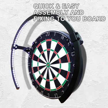 Система освітлення мішень для дартсу 260 Підходить для всіх видів мішень для дартсу Професійні деталі для дартсу