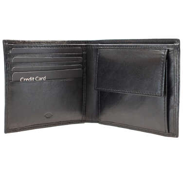 Портмоне чоловіче шкіряне Semi Line RFID Black (P8267-0)