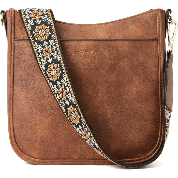 Жіноча сумка BOSTANTEN маленька сумка через плече з PU шкіри сумка через плече для жіночих сумок крос-боді з регульованим кольоров