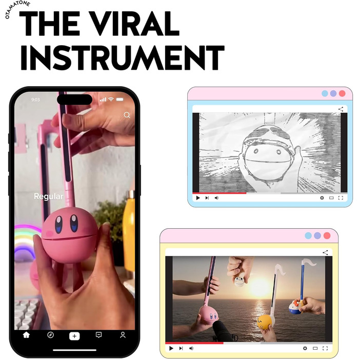 Електронний музичний інструмент Otamatone Regular Unicorn, портативний синтезатор цифрових музичних інструментів, діти, підлітки,