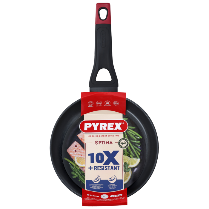 Сковорода Pyrex Optima 22 см, класична (7120919)