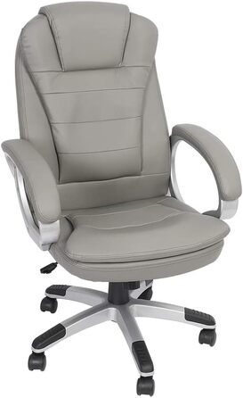 Офісне крісло Mucola з підлокітниками, ергономічне крісло керівника, ігрове крісло зі спинкою та вбудованим підголівником Вантажопідйомність 120 кг, регульована висота Робоче крісло, офісне крісло, комп&39ютерне крісло, обертове крісло