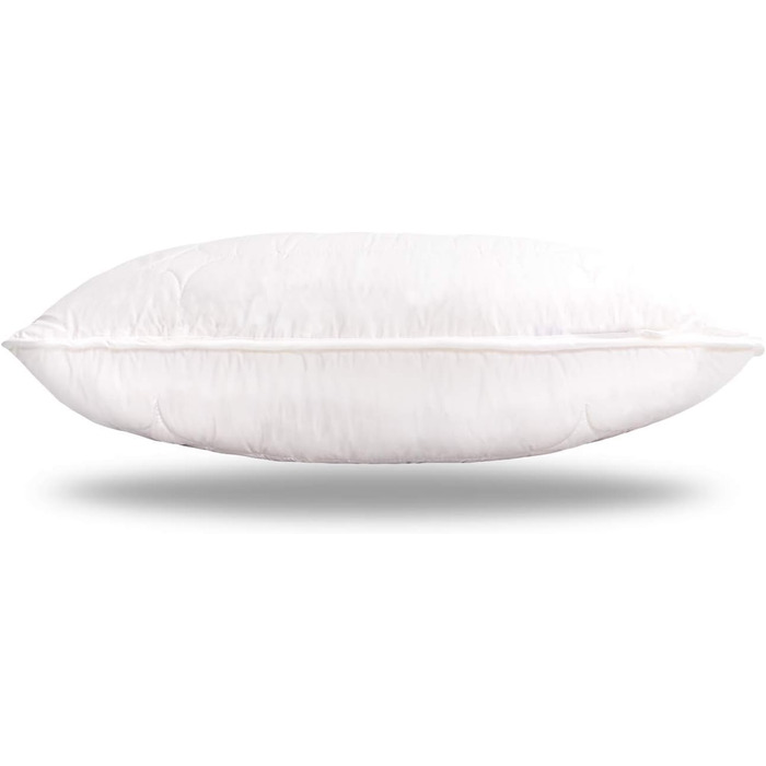 Подушка Sleep Moon &quotМаленький принц&quot від алергії з натурального волокна 80x80 см - Гіпоалергенна подушка з наповнювачем з фіброзних кульок - Бавовняна подушка 80x80 - Можна прати при температурі до 60 градусів. Зроблено в Німеччині.