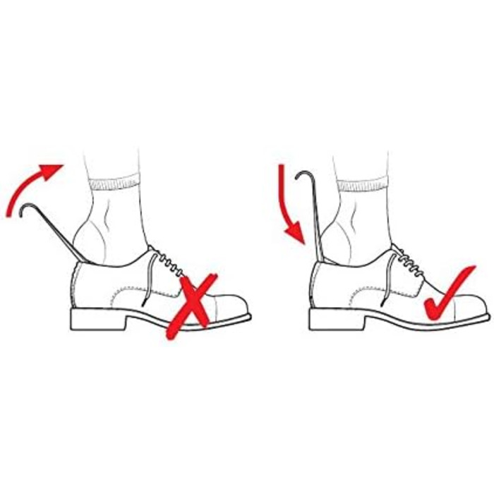 Дизайнерський ріжок для взуття 70 см зі срібною ручкою у вигляді кінської голови, чорний дерев'яний стрижень