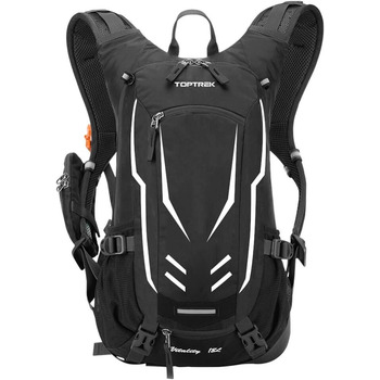 Велосипедний рюкзак Toptrek 18L Ultralight велосипедний рюкзак з дощовиком та чохлом для шолома Гідратаційний рюкзак Водонепроникний велосипедний рюкзак Спортивний рюкзак Гідратаційний рюкзак для чоловіків MTB чорний Велосипедний рюкзак Toptrek 18L Ultralight велосипедний рюкзак з дощовиком та чохлом для шолома Гідратаційний рюкзак Водонепроникний велосипедний рюкзак Спортивний рюкзак Гідратаційний рюкзак для чоловіків MTB чорний