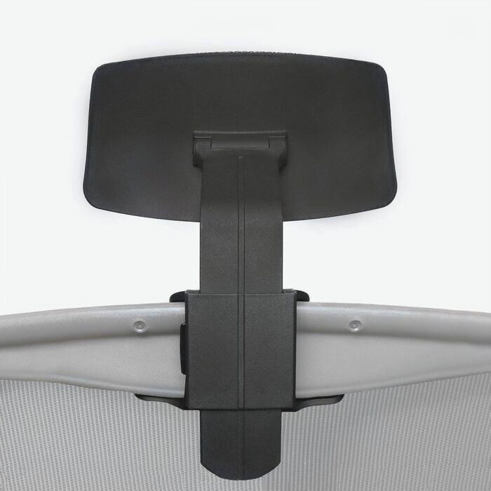 Підголівник Fortaleza Новий для Herman Miller Aeron Remastered, кріплення підголівника для крісла, сумісний з підголівниками Atlas, включаючи розмір A, розмір B, розмір C (залізно-сірий), пластик