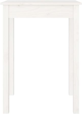 Обідній стіл, Місткий обідній стіл, Стіл для їдальні, кухні, ресторану, Кухонний стіл, Дерев&39яний обідній стіл, Білий масив сосни, 55 см