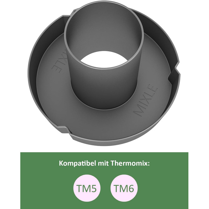 Змішувальна камера Mixle, редукція змішувальної чаші, сумісна з Thermomix TM6, TM5, більш ефективне подрібнення їжі