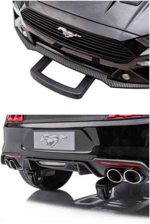 Дитячий автомобіль Ford GT-500 24V дитячий електромобіль 2.4GHz пульт дистанційного керування 2-6 років (чорний)