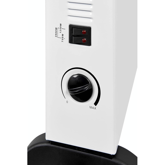 Конвектор Exquisit HK 34524 we 3 рівні нагріву (макс. 2000 Вт) Захист від перегріву білий