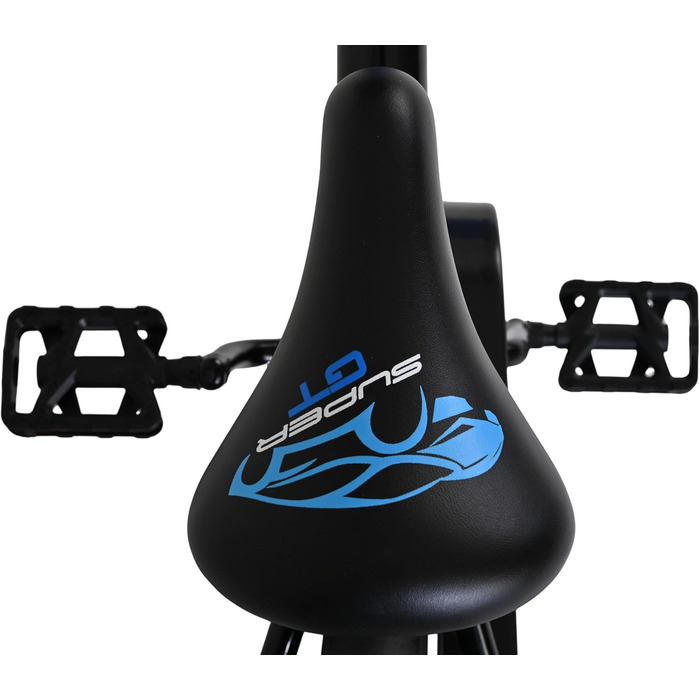 Дитячий велосипед Volare Super GT Blau 12 35 років 2 ручних гальма, знімні бічні колеса, захист ланцюга та світловідбивачі Регульоване сідло Подарунок для дівчаток та хлопчиків