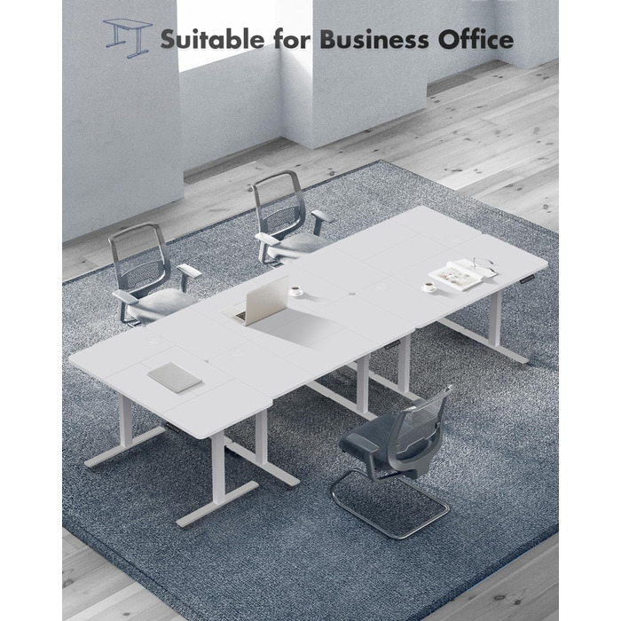 Стіл електричний регульований по висоті Стіл електричний регульований по висоті, ергономічний стіл сидячий-стоячий Стіл стоячий Ре