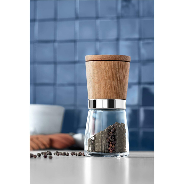 Млин для солі та перцю, без наповнення, для солі, перцю, перцю, сільового млина, перцевого млина з дерева, керамічного подрібнювача одинарний