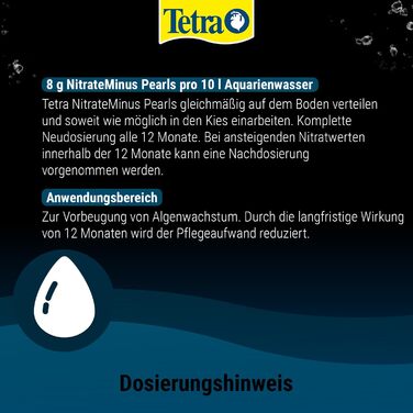 Постійне зниження рівня нітратів, обмеження росту водоростей, покращення якості води, банка 250 мл