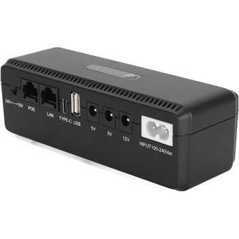 Міні ДБЖ резервний акумулятор, 10400 MAh Міні ДБЖ для роутера, 5 В, 9 В, 12 В, 15 В, 24 В, джерело безперебійного живлення для кам