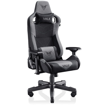 Геймерське крісло з повітропроникною тканиною, ергономічне офісне крісло, поверхня для нахилу 160, підлокітники 4D, газова пружина класу 4, професійне геймерське крісло (чорний онікс) Тканина Onyx Black