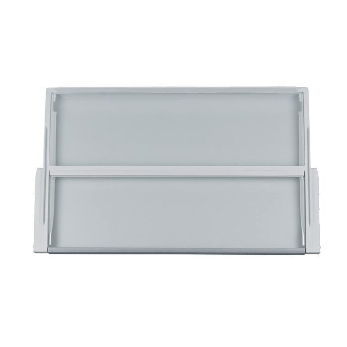 Скляна полиця для холодильника Bosch Siemens 743197 (443x430 мм) - оригінальна, розділена на дві частини. Підходить для Neff, Balay, Constructa.