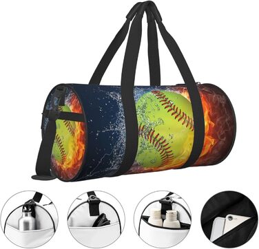 Дорожня сумка з малюнком стрекози, кругла, великої місткості, легка та міцна, чудовий подарунок для піших прогулянок, відпустки, ділових поїздок та іншого, колір мякої кулі, універсальний розмір