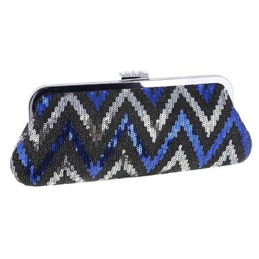 Вечірня сумочка, плісе, сіра, СІРИЙ