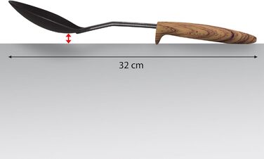 Набір кухонного посуду STONELINE Back to Nature з 9 предметів, ручки під дерево, пластик, з практичною підтримкою, підходить для п