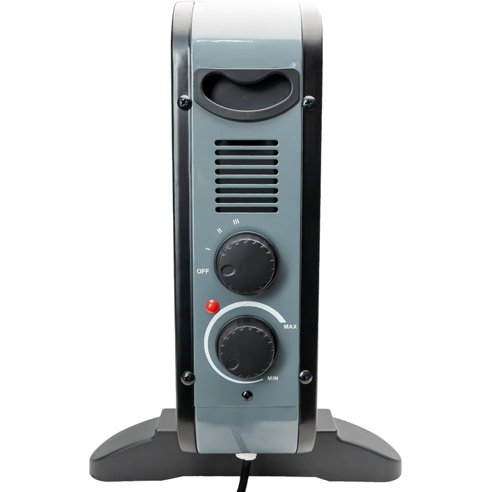 Конвекторний обігрівач Grafner 2000 Вт, матово-чорний, 3 режими нагріву, термостат з плавним регулюванням для повністю автоматичної роботи, новітня технологія циркуляції, безшумний, електричний конвекторний обігрівач