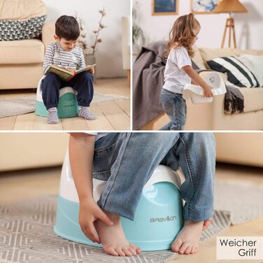 Дитячий горщик Duet, Дитячий унітаз зі знімною чашею, Дитячий унітаз, Горщик для дітей/Горщик для унітазу, Горщик для хлопчиків/ді