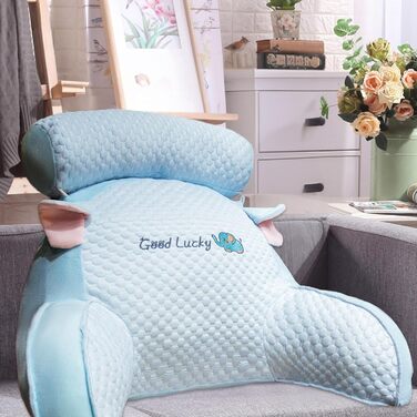 Звичайна мила подушка для читання Ice Silk, подушка для спини з підлокітниками, подушка для читання для ліжка та дивана, подушка для спинки крісла з підлокітниками та опорою для спини, подарункові подушки для чоловіка та хлопця розміром D 705025 см