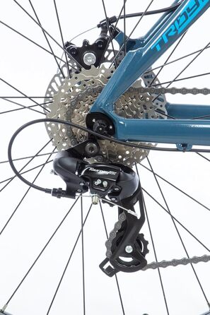 Велосипед Head Unisex - Гірський велосипед для дорослих Troy 1.0 46 матово-синій