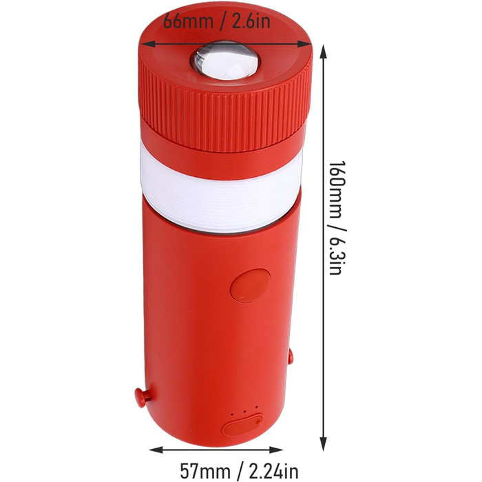 Ліхтар для кемпінгу Srliya, складний, підвісний, ліхтарик для намету, портативний, акумуляторний, кемпінговий ліхтарик для подорожей на природі, походів, надзвичайних ситуацій (цегляно-червоний)