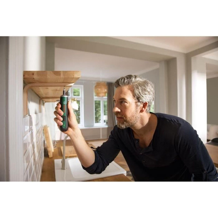 Акумуляторна викрутка Bosch PushDrive (3,6 В, 32 біти, коробка для зберігання)