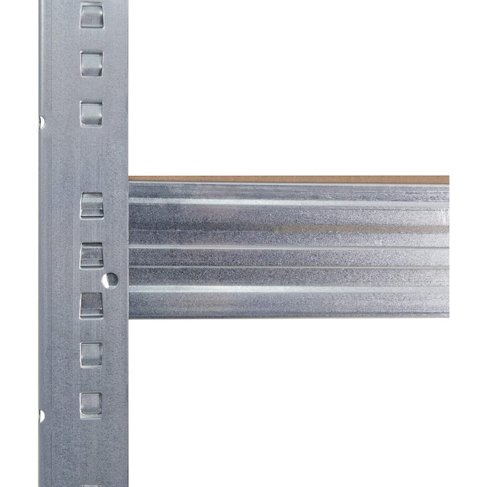 Професійний надміцний стелаж, оцинкований/металевий стелаж з 3 полицями, вантажопідйомність 200 кг кожна/металевий стелаж для підвалу, гаражний стелаж, стелаж для майстерні або стелаж для зберігання/навісний стелаж, металевий, В 90см / Ш 60см / Г 60см, 90